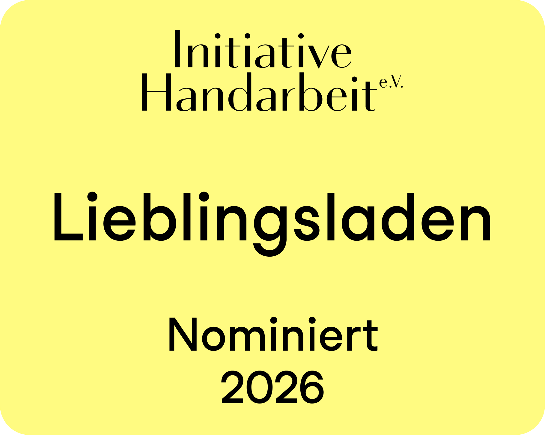 Nominierung zum Award  