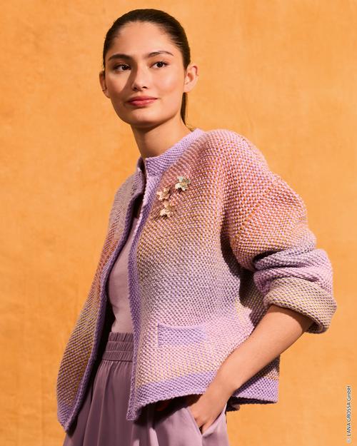 JACKE IM HEBE-PERLMUSTER - Cotonella