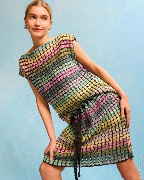 ROCK IM STÄBCHENMUSTER - Cotonella