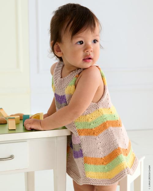 KLEID IM ZICKZACKMUSTER - Soft Cotton