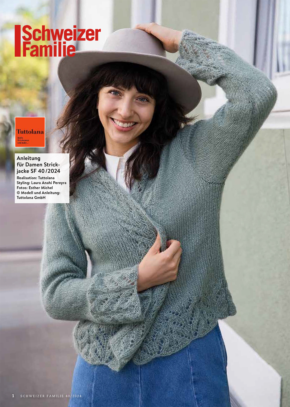 SF2024-40_ANL - Damenstrickjacke Anleitung 40/2024