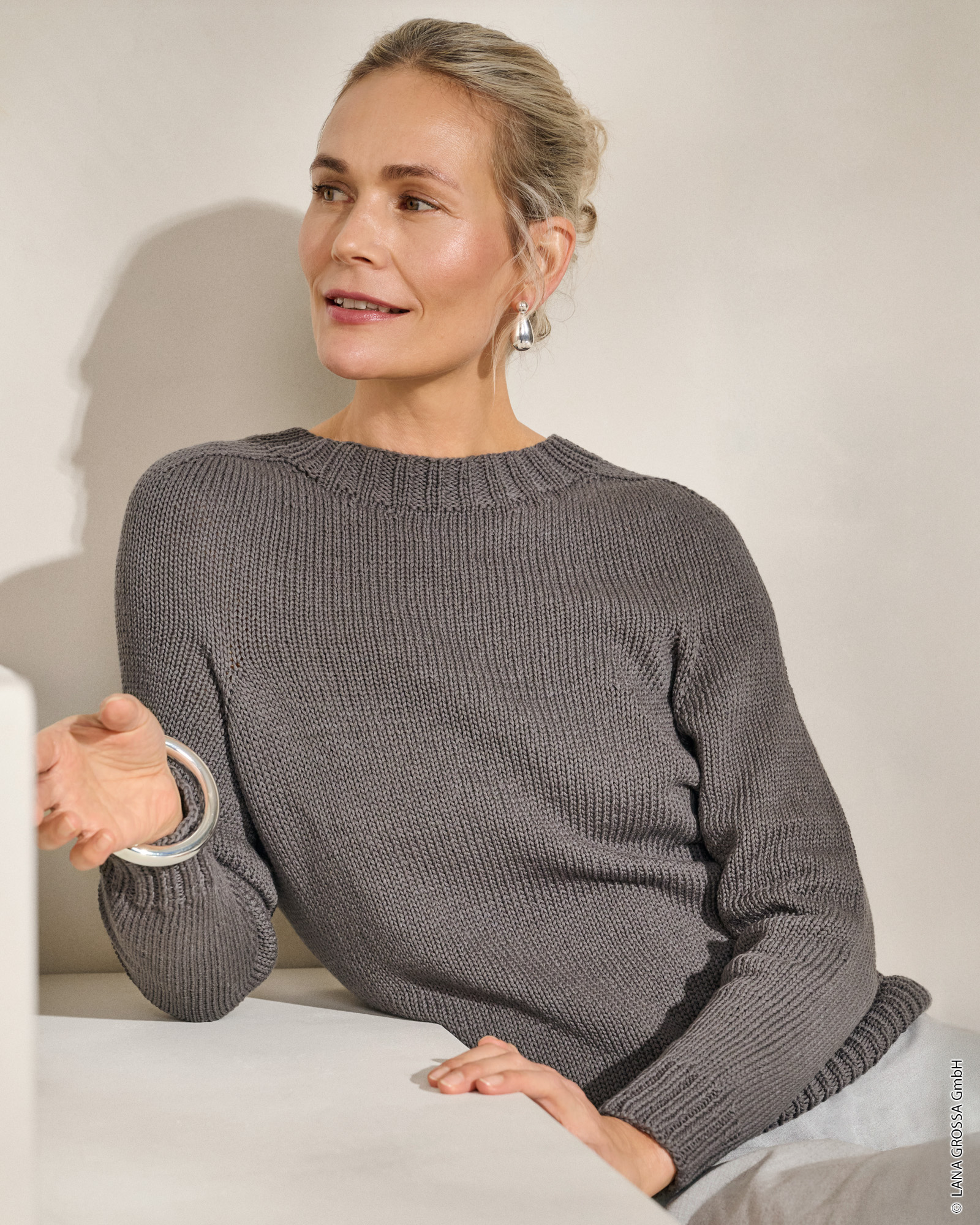 TOP DOWN PULLOVER - Tessera