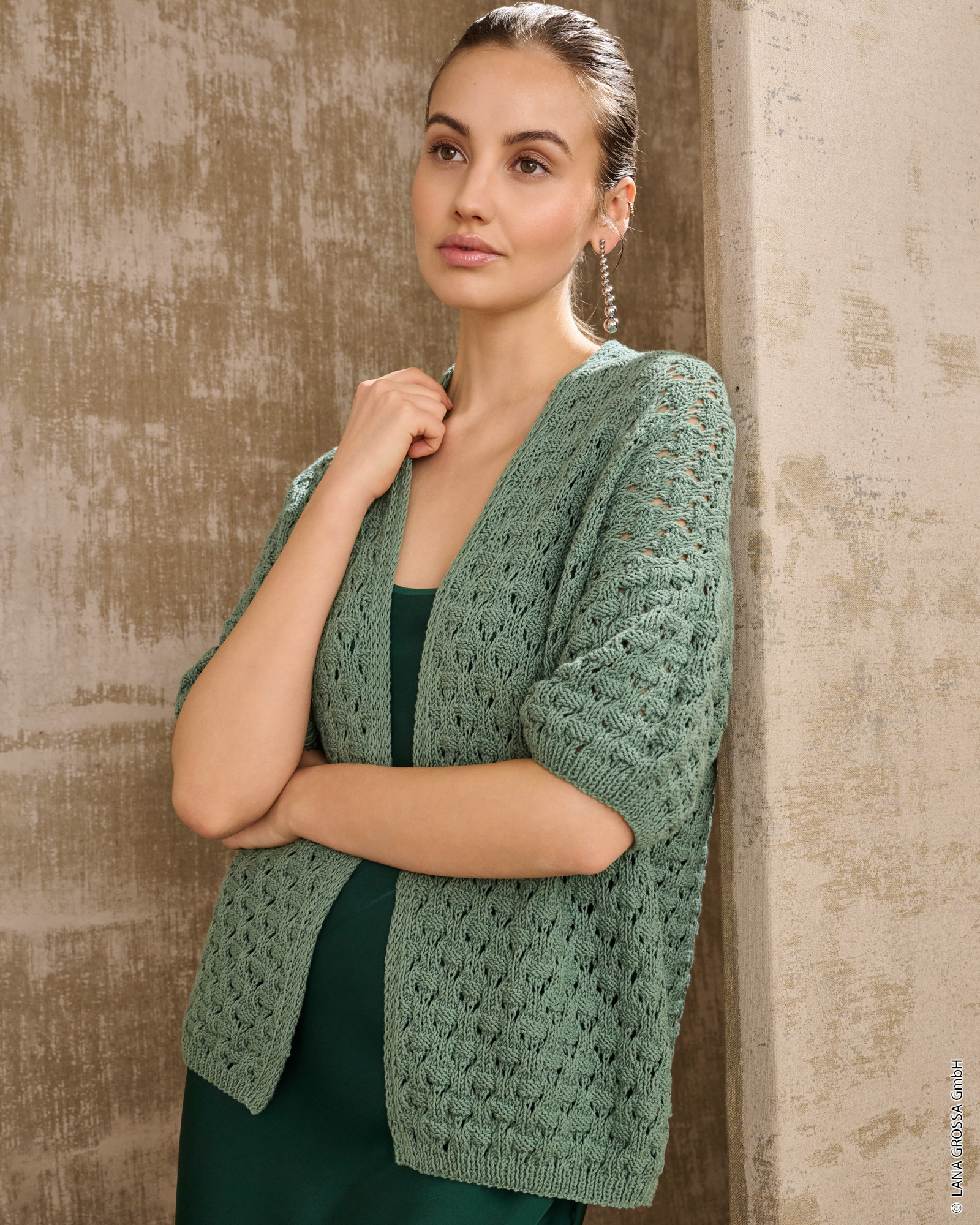 JACKE IM STRUKTURMUSTER - Elastico