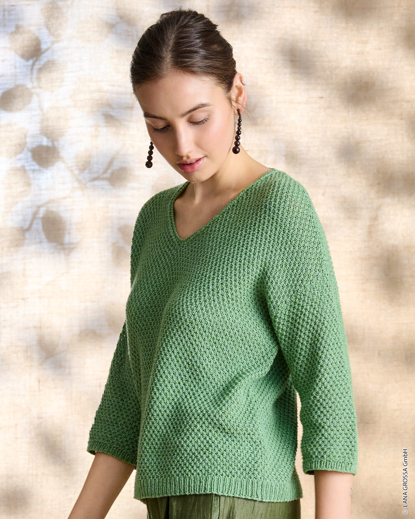 PULLOVER IM PERLMUSTER - Landlust Sommerseide