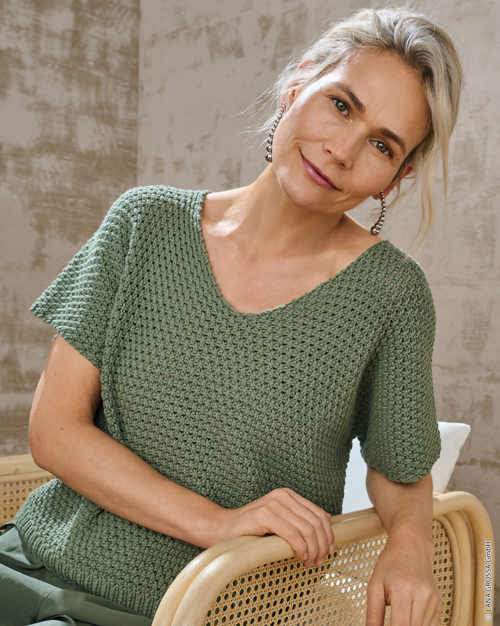 SHIRT IM PERLMUSTER - Promessa