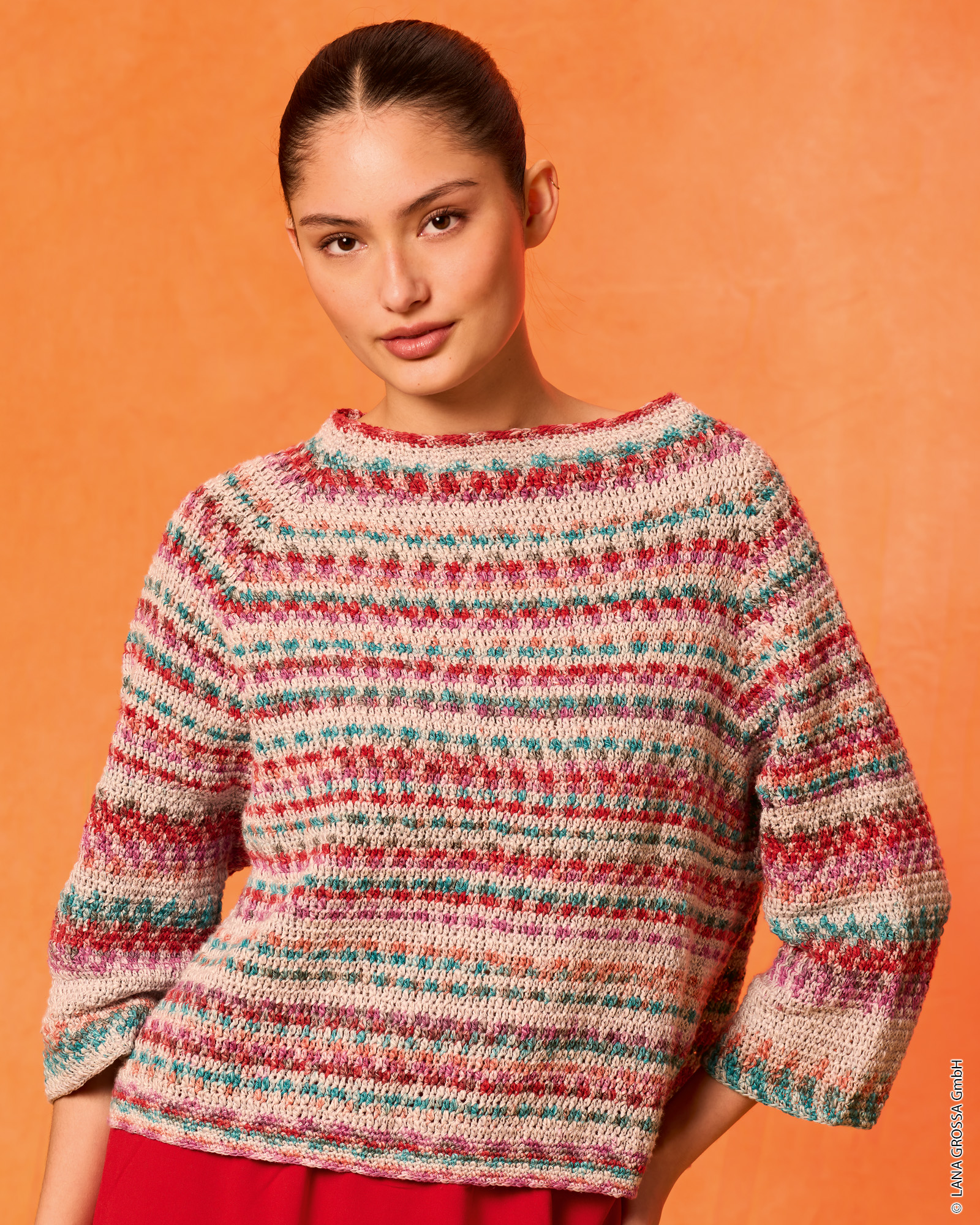 HÄKEL-PULLOVER TOP DOWN - Gomitolo California