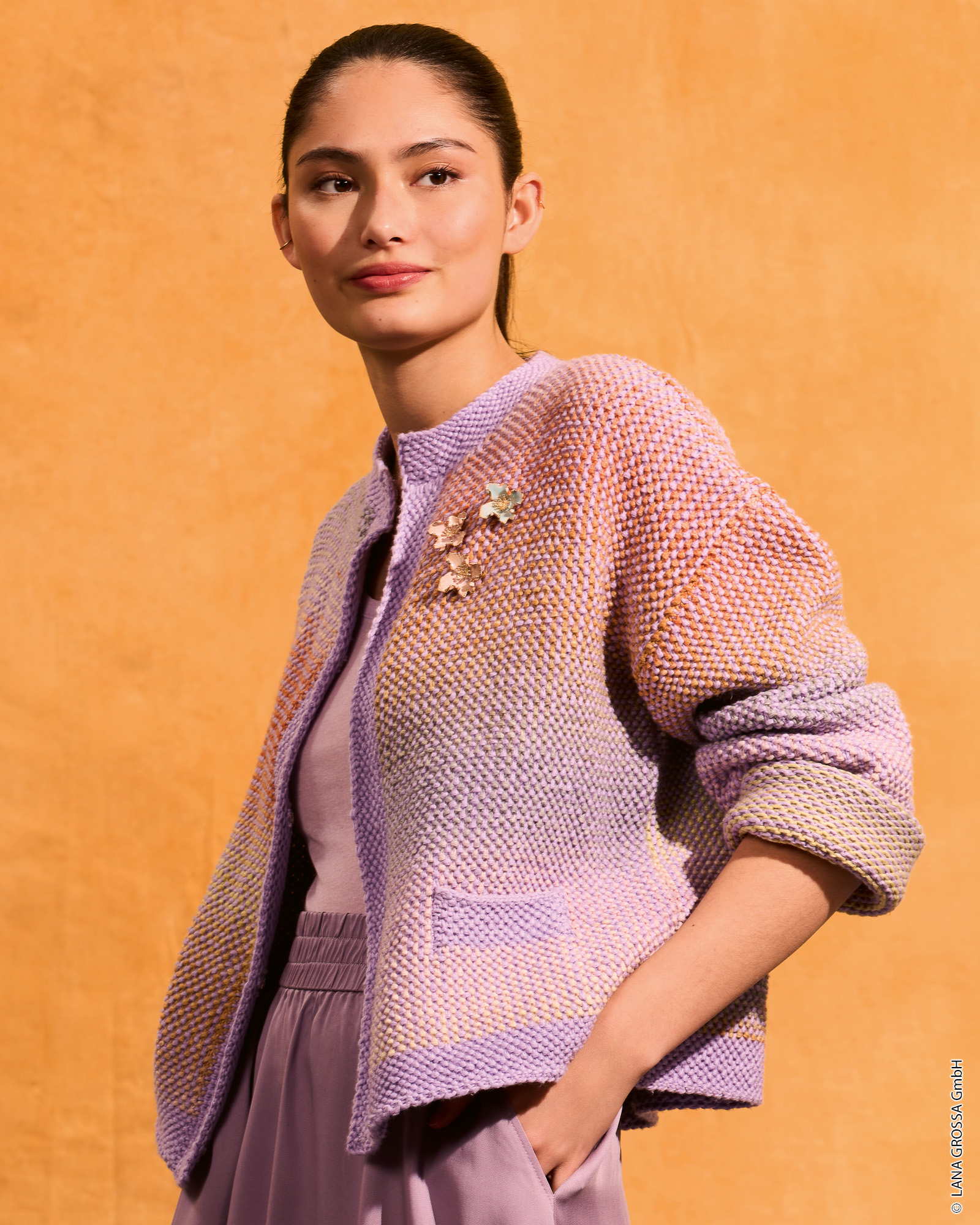 JACKE IM HEBE-PERLMUSTER - Cotonella