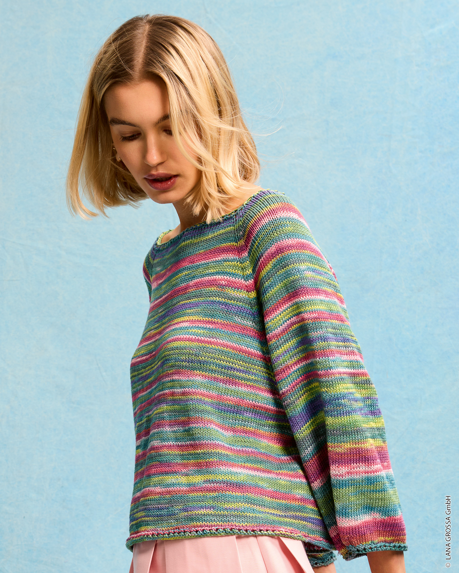 TOP DOWN RAGLAN-PULLOVER - Gomitolo Alga