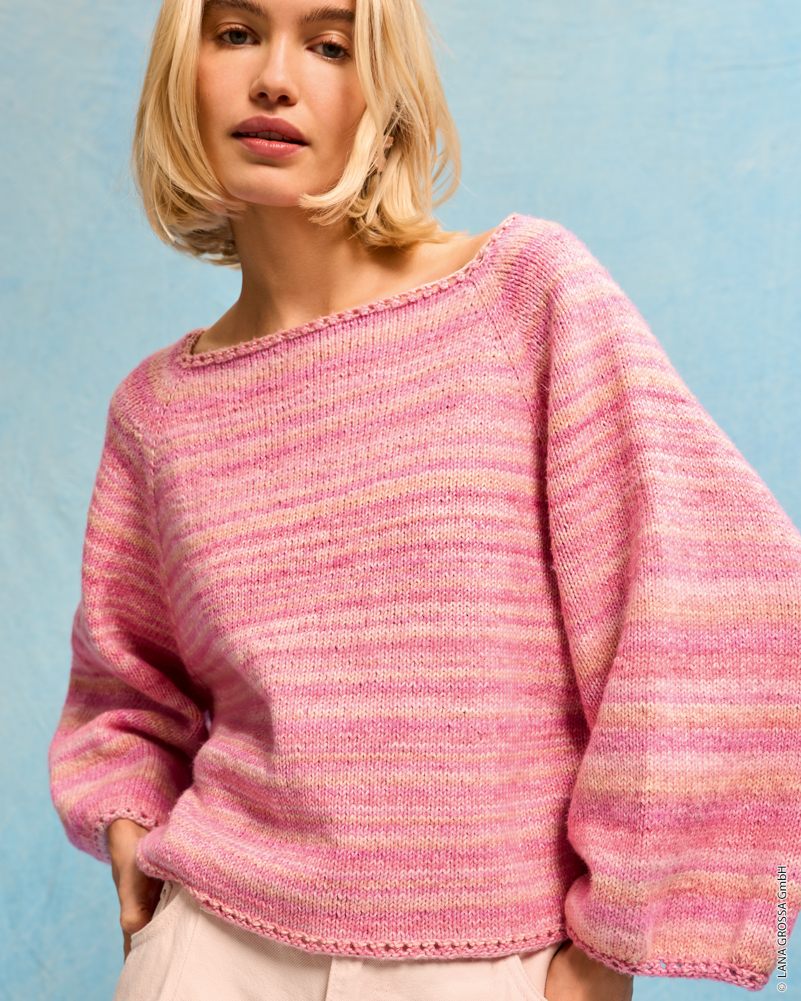 TOP DOWN RAGLAN-PULLOVER - Gomitolo Mambo