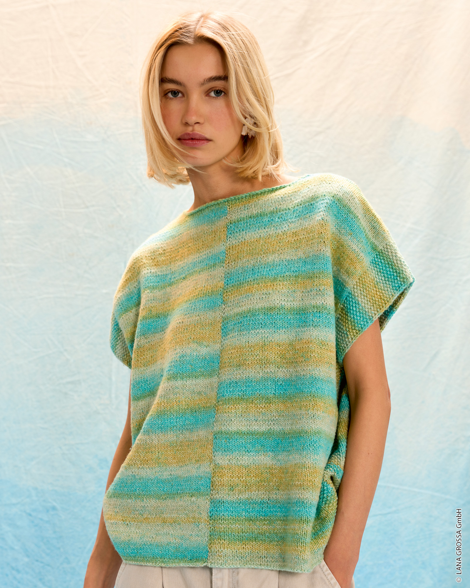 SHIRT MIT PERLMUSTER - Gomitolo Mambo