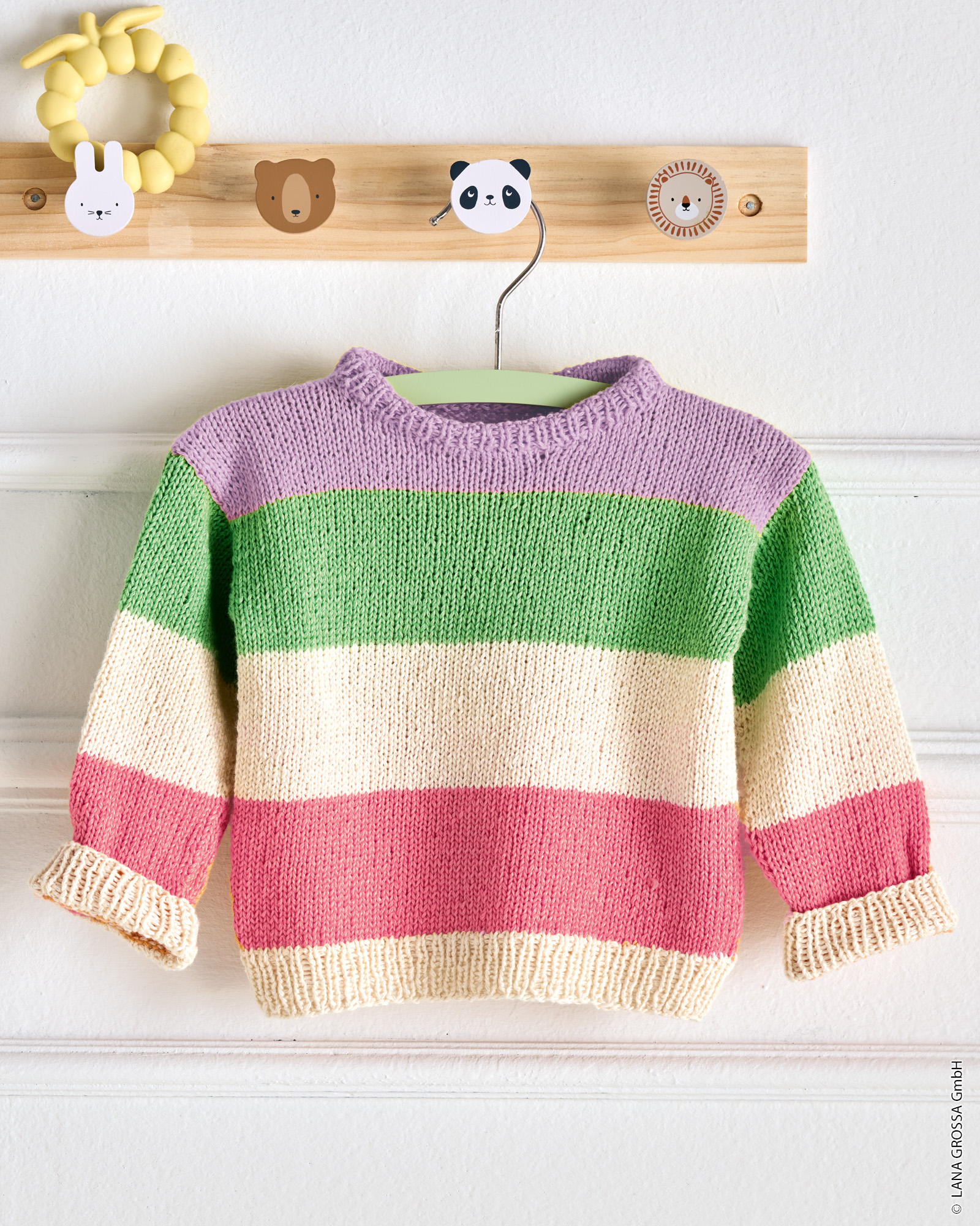 BLOCKSTREIFEN-PULLOVER - Summer Cashmere