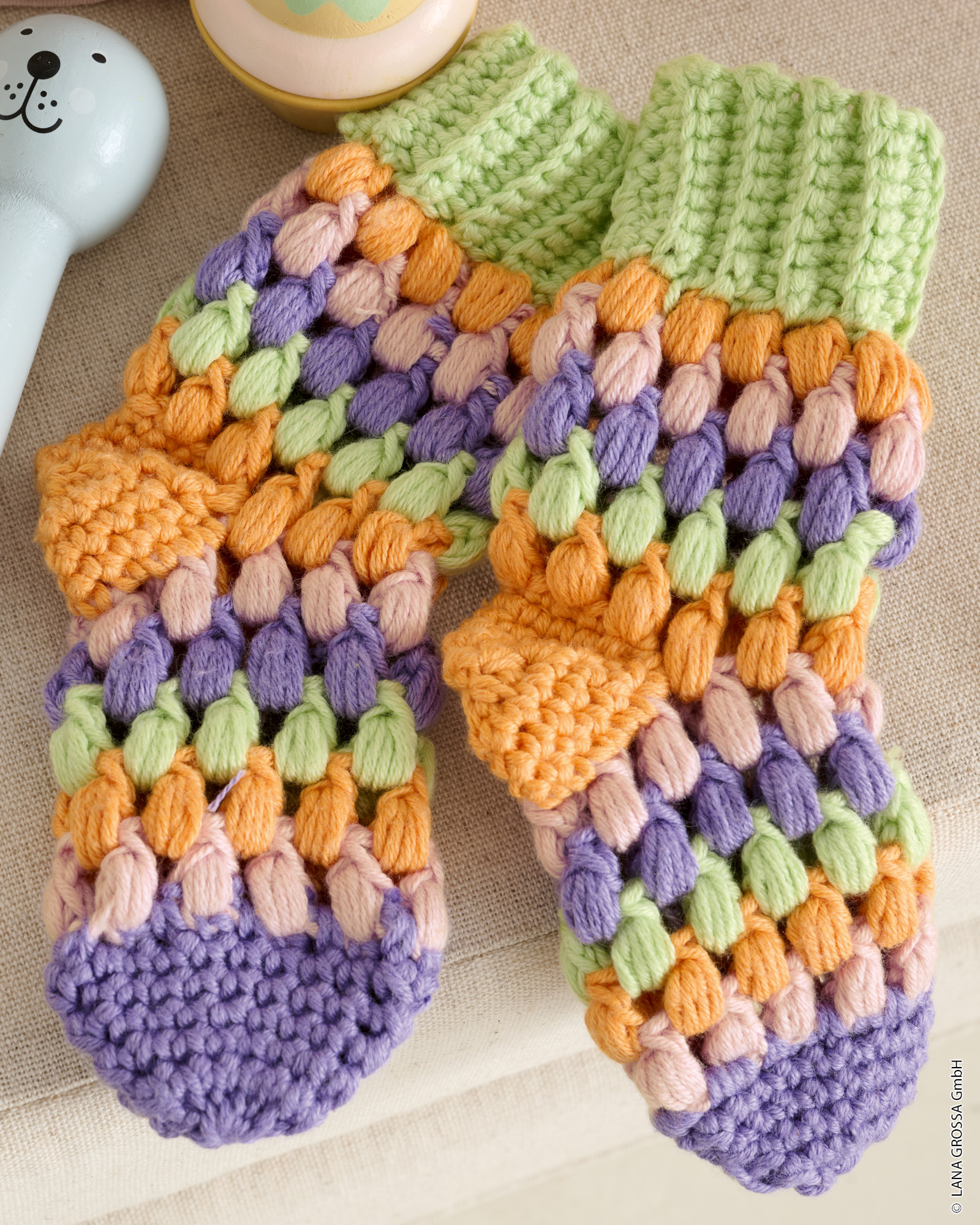 SOCKEN IN BÜSCHELMASCHEN - Soft Cotton