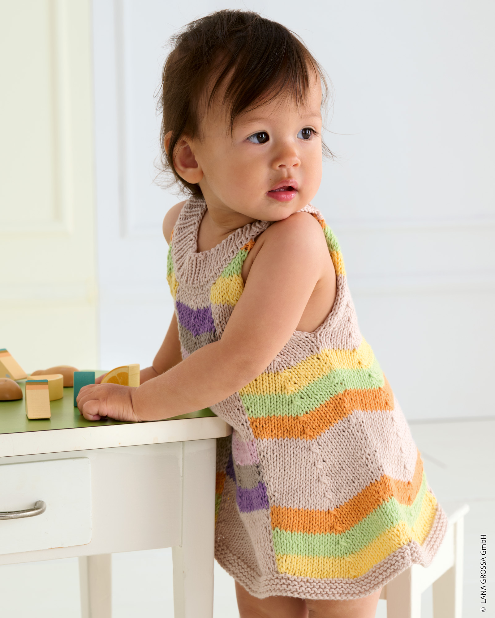 KLEID IM ZICKZACKMUSTER - Soft Cotton