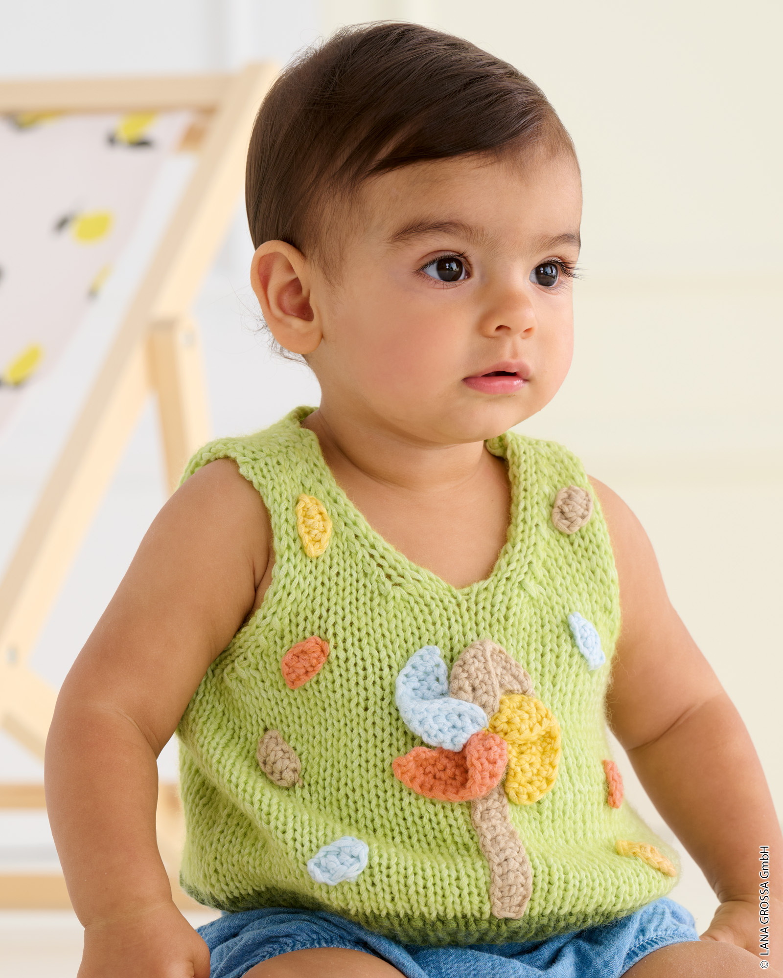 TOP MIT WINDMÜHLE - Summer Softness