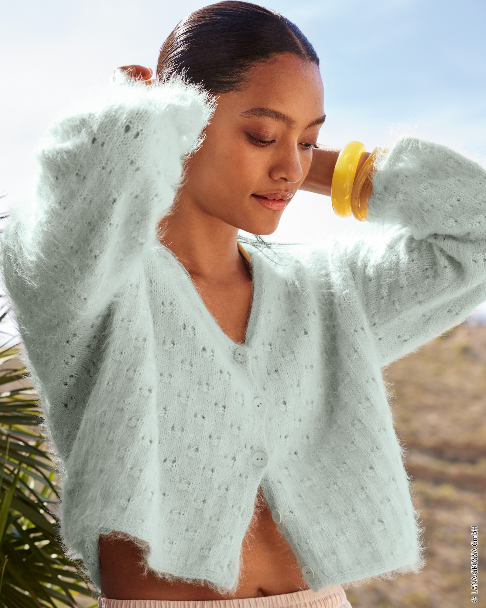 JACKE IM AJOURMUSTER - Finito