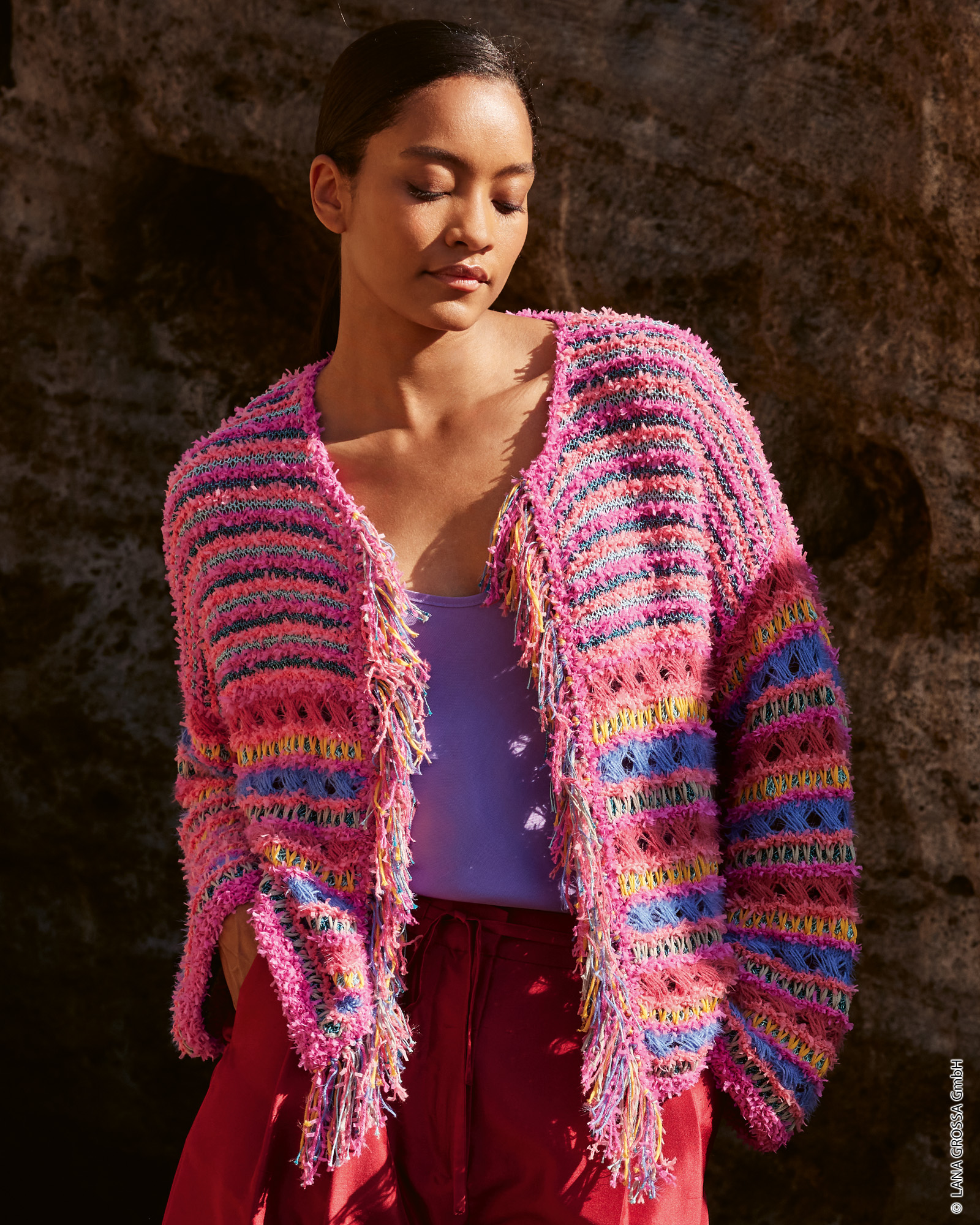 JACKE MIT FRANSEN - Frizzante & Filo Lurex & Per Fortuna & Tessera