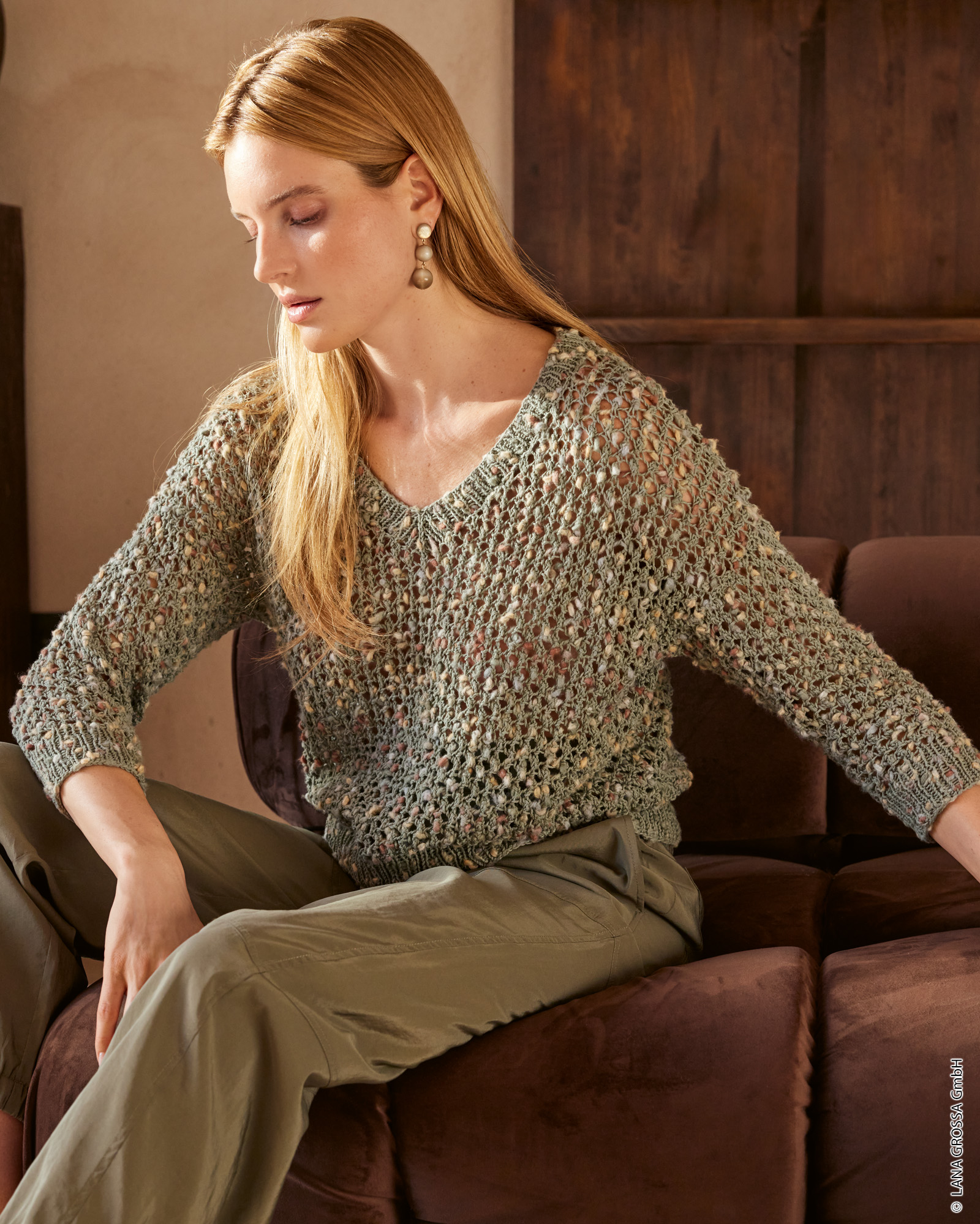 TOP-DOWN PULLOVER - Popcorn