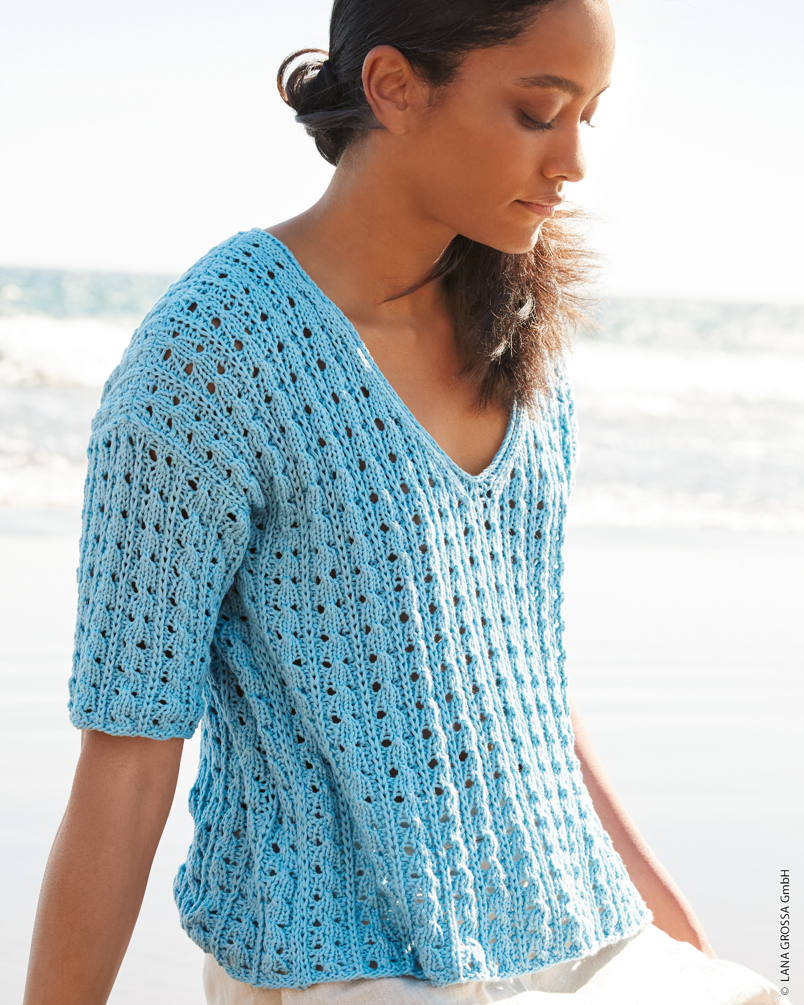 SHIRT IM AJOURMUSTER - Tessera