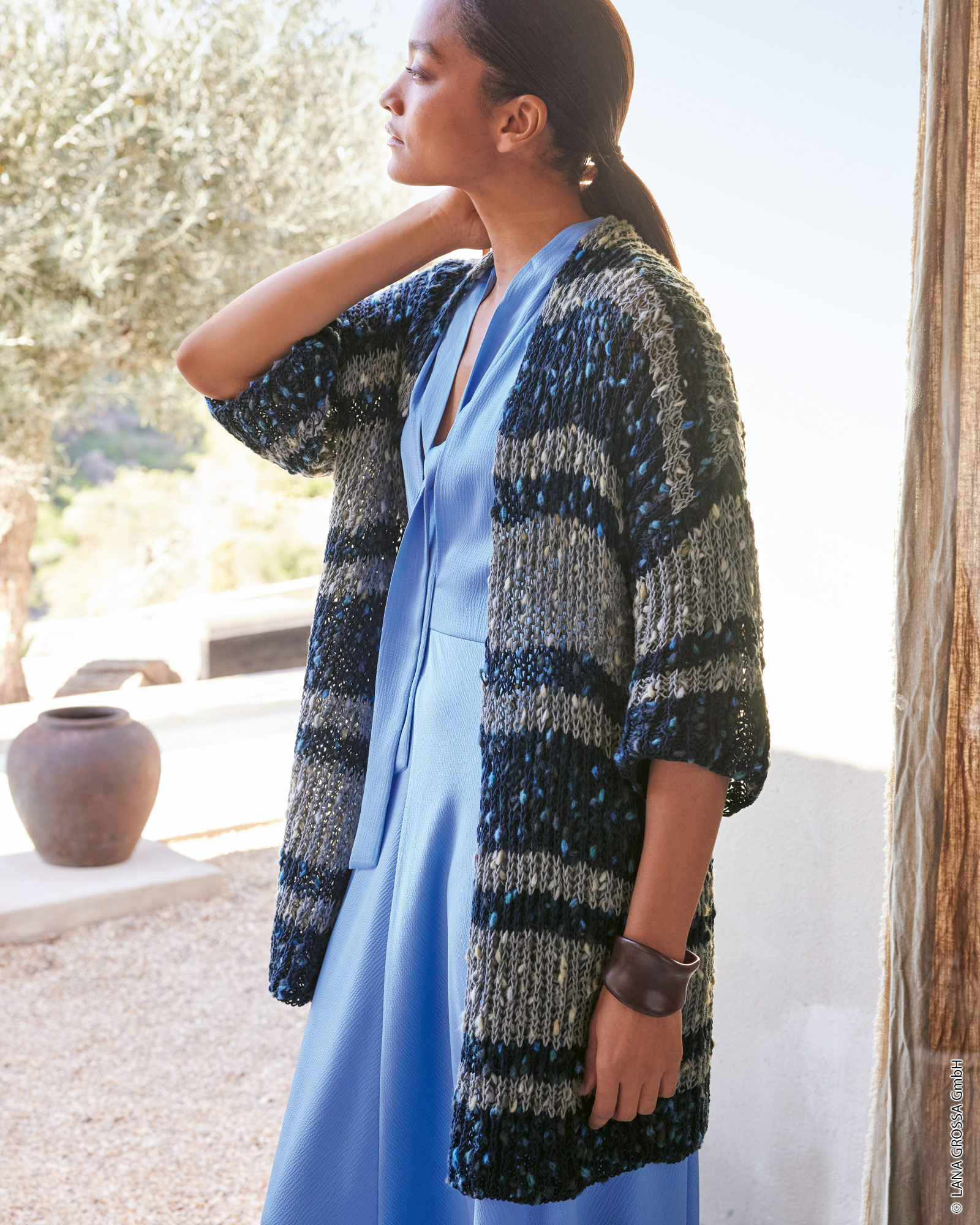 WESTE IM PATENTMUSTER - Popcorn