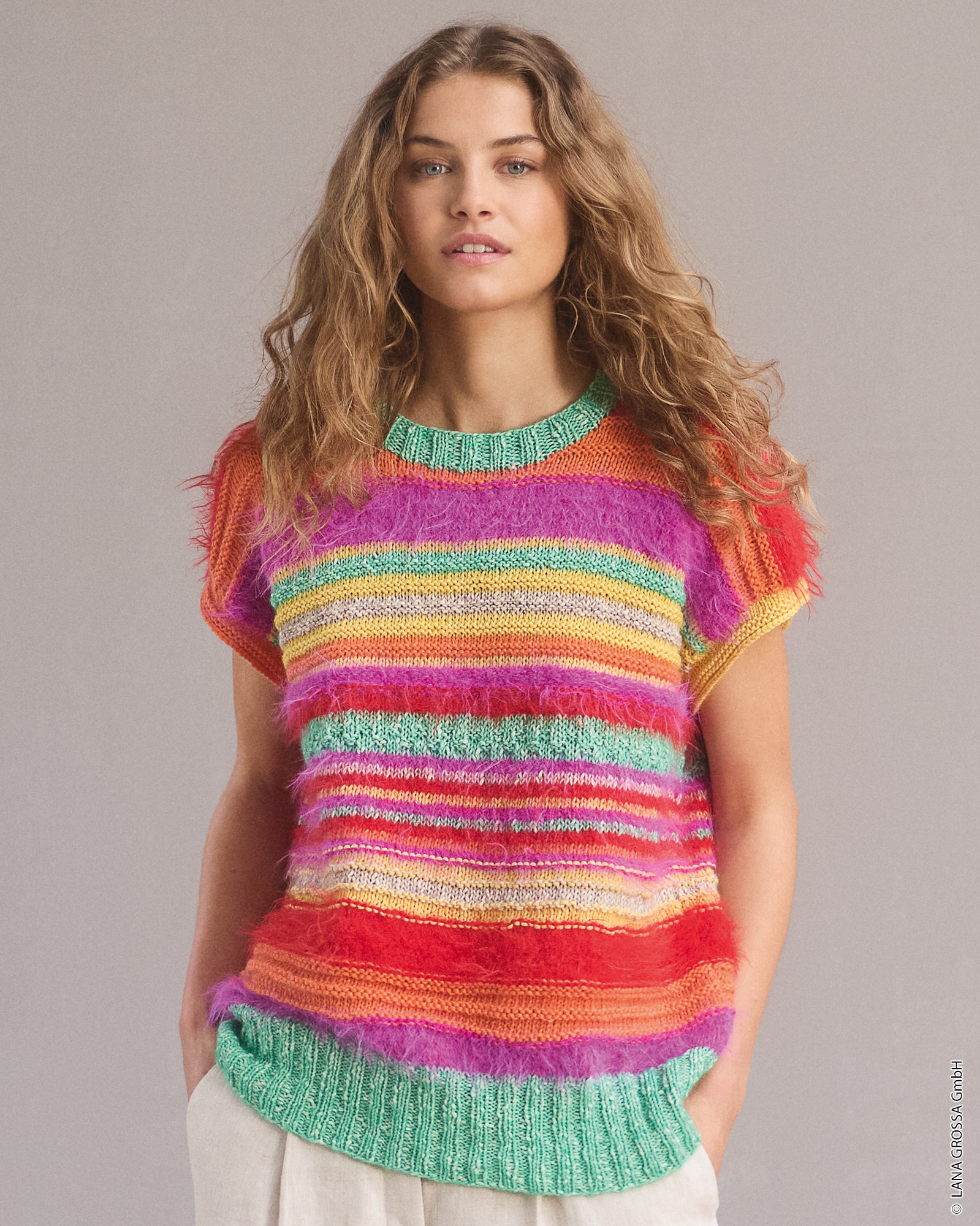 PULLUNDER MIT STREIFEN - Basta & Bottoni & Summer Softness