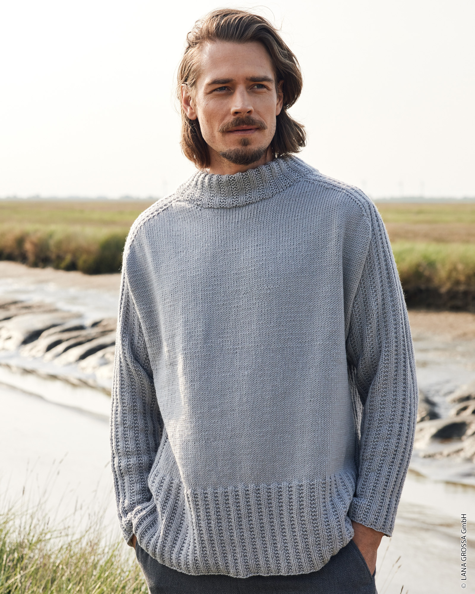 9237309_M22_S1-TOP DOWN PULLOVER MIT  STEHKRAGEN - Cool Wool Big