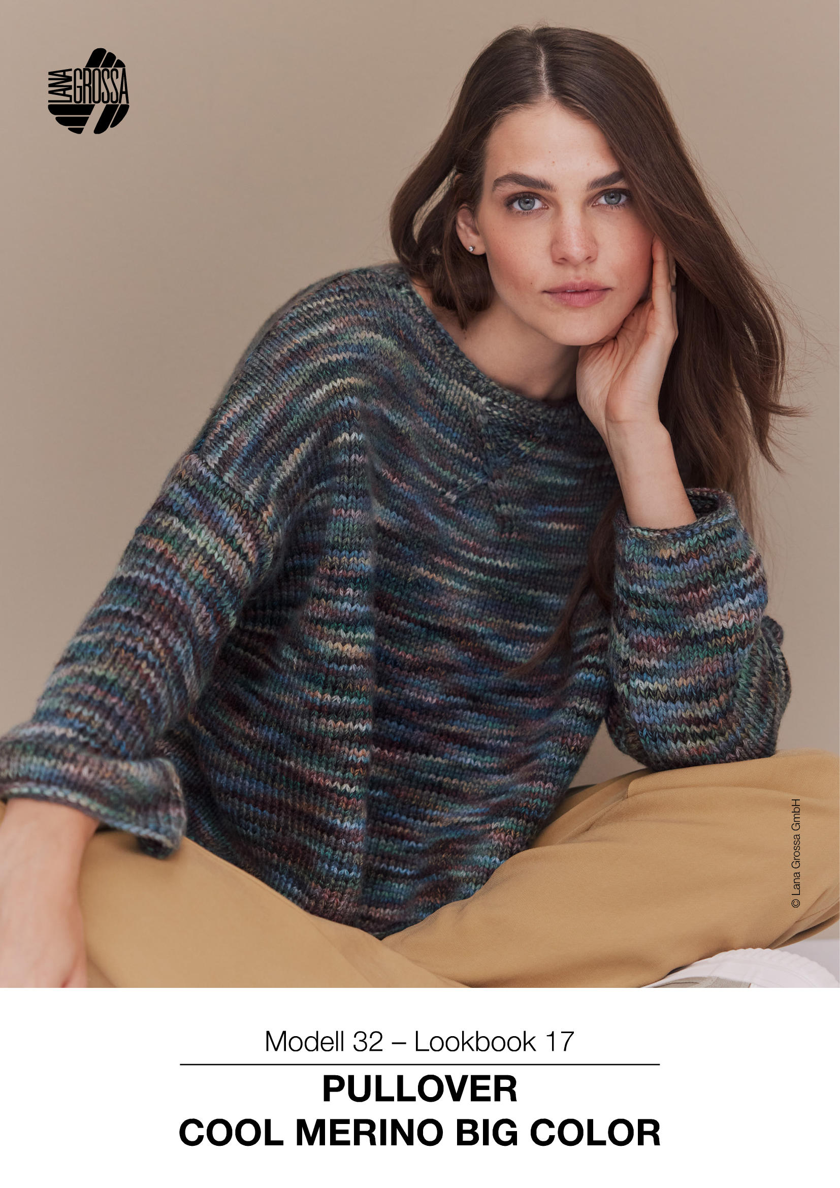 9231017_M32_StA - Anleitung PULLOVER MIT ZOPFMUSTER - Cool Merino Big Color