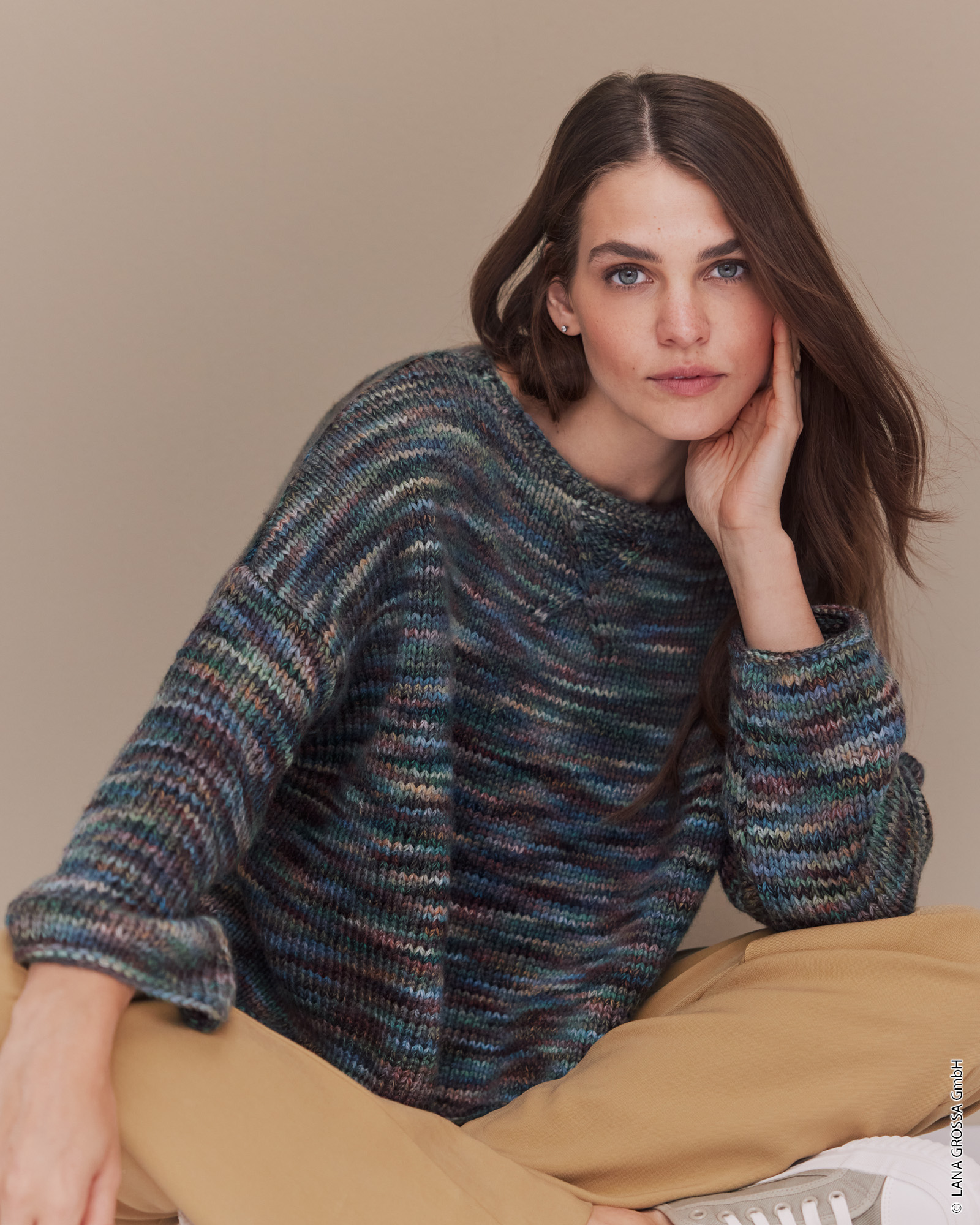 9231017_M32_S1-PULLOVER MIT ZOPFMUSTER - Cool Merino Big Color