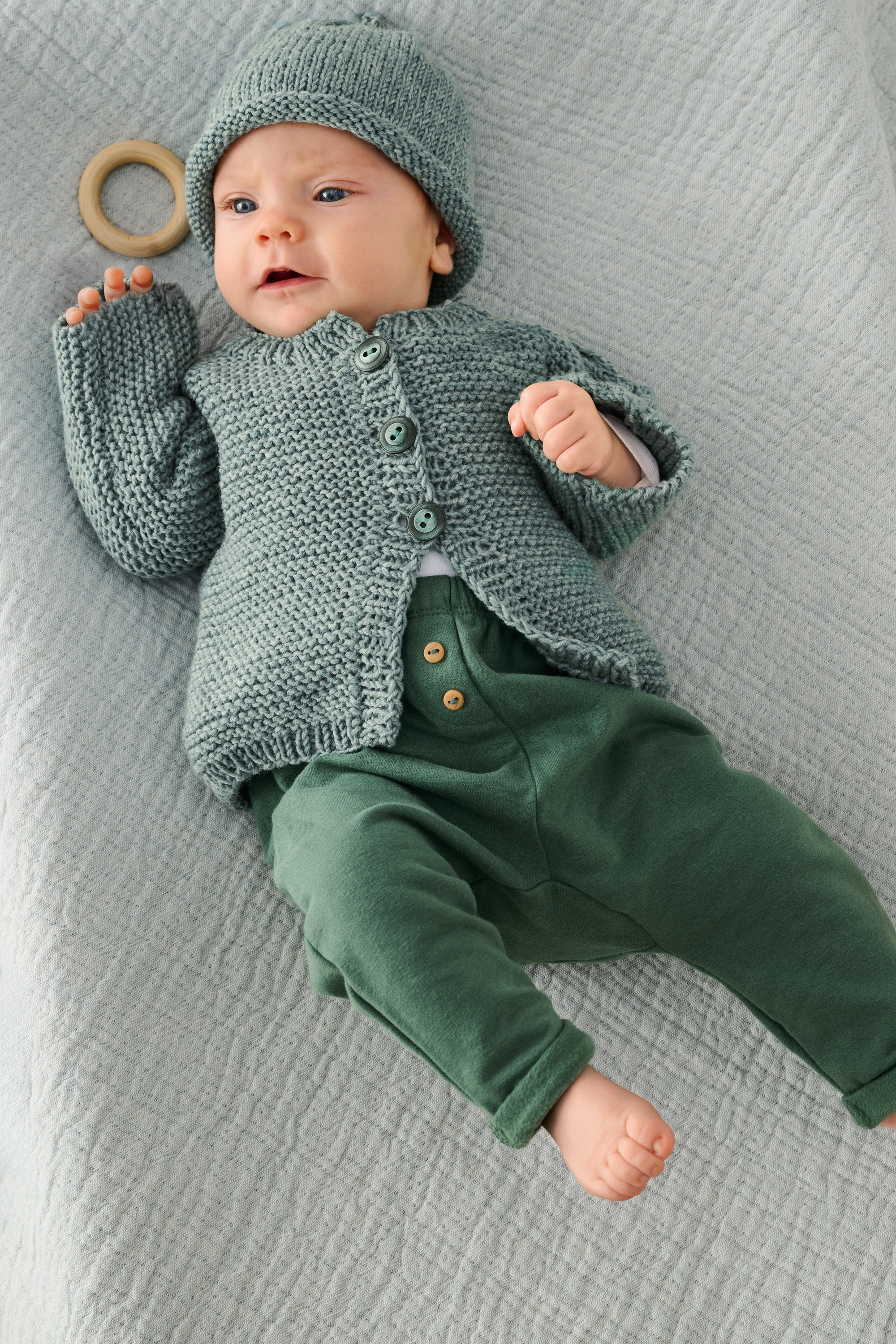 JACKE MIT ZOPFSTREIFEN - Cool Wool Big