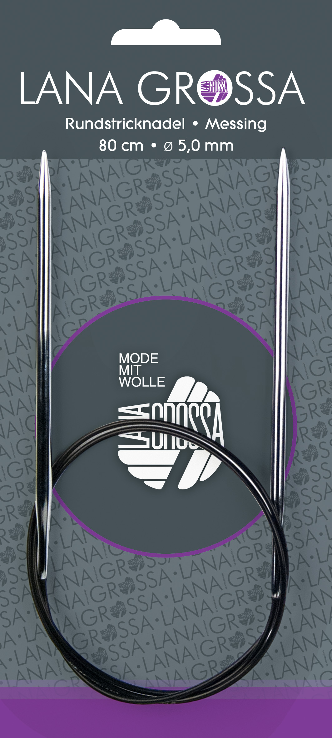 G.9352070 - Rundstricknadel messing 60/7