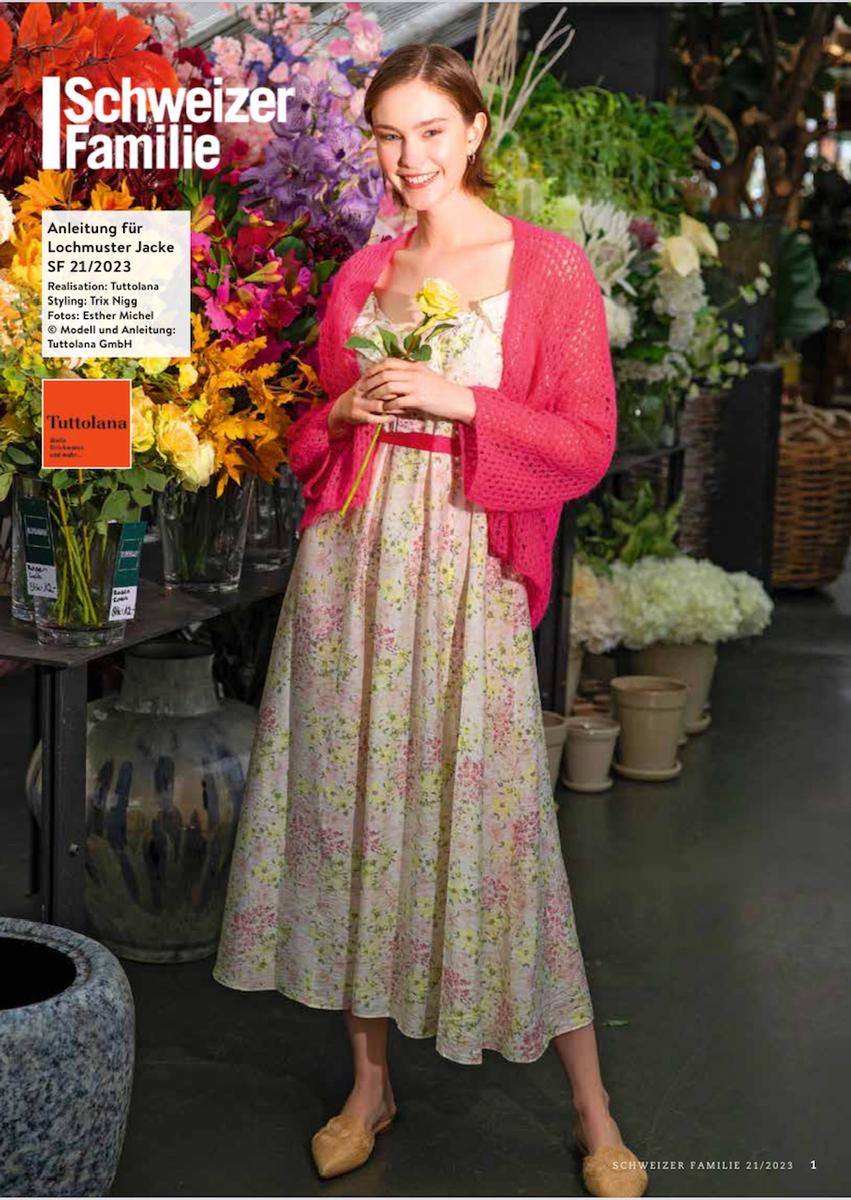 SF2023-21_ANL - Lochmuster Jacke Anleitung 21/2023